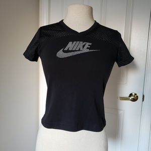 Nike Short Sleeve Cotton Mesh Top